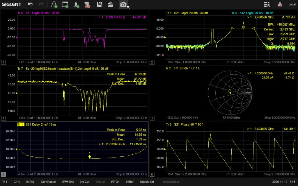 Siglent SNA5000 Series Vector Network Analyzer 9 kHz–26.5 GHz High-Performance Spectrum Analyzer