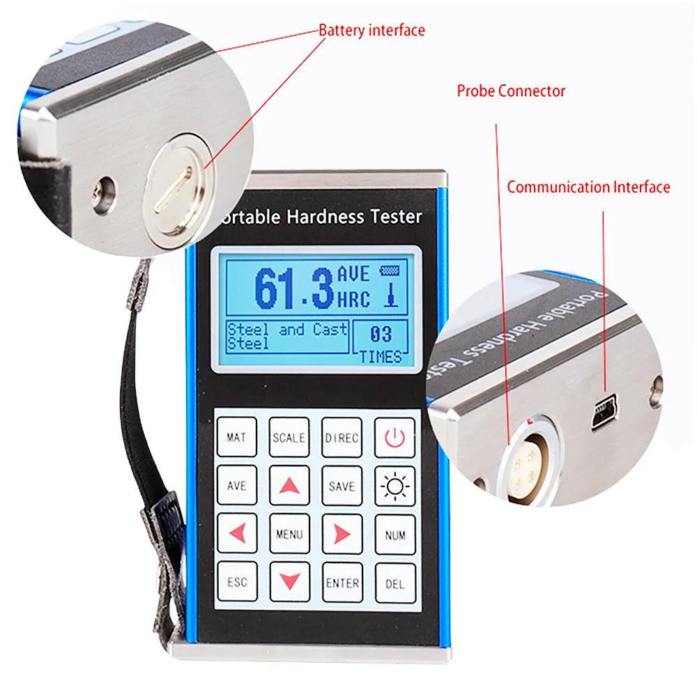 Portable Digital Leeb Hardness Tester