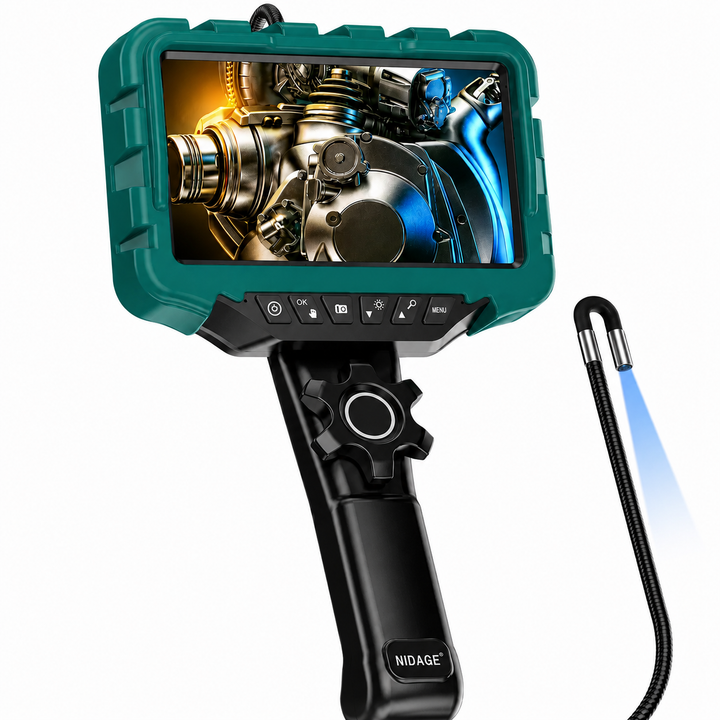 360° Articulating Industrial Borescope – HD Inspection Camera