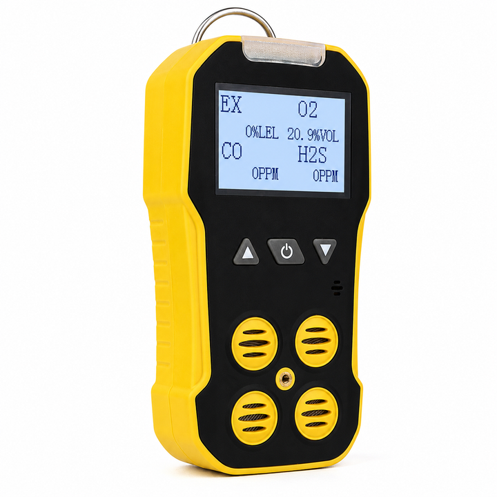 Bosean BH-4A Portable 4-Gas Detector – O₂, H₂S, CO & LEL Multi-Gas Monitor