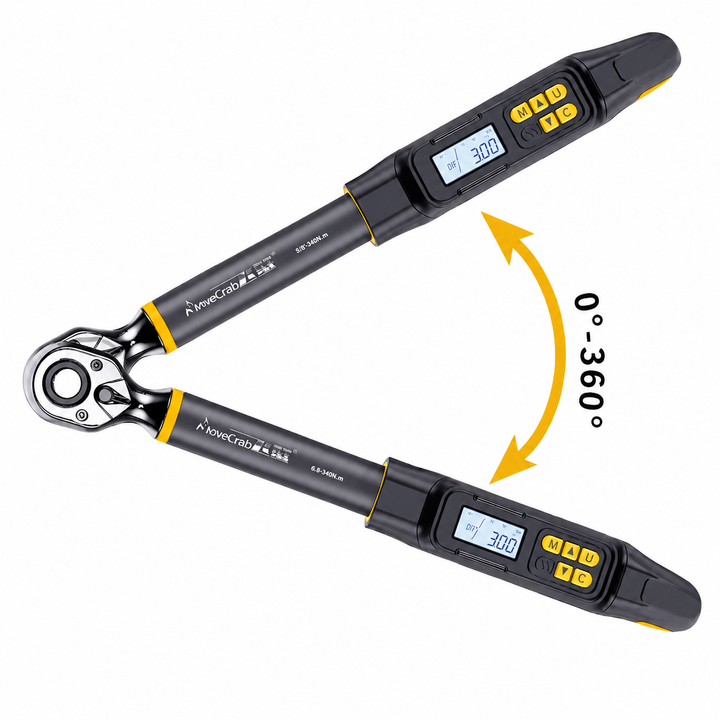 Digital Angle Torque Wrench 3/8" & 1/2" Drive