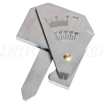 Professional Weld Bead Height Gauge Metric Welding Inspection Ruler for Seam Gap, Pipe, Boiler & Bridge Inspection