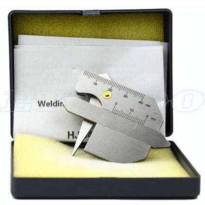 Professional Weld Bead Height Gauge Metric Welding Inspection Ruler for Seam Gap, Pipe, Boiler & Bridge Inspection