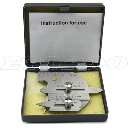 Professional Weld Bead Height Gauge Metric Welding Inspection Ruler for Seam Gap, Pipe, Boiler & Bridge Inspection