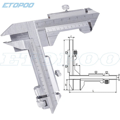 Digital Gear Tooth Caliper M1-25/M1-26 | Precision Gear Tooth Measurement Gauge