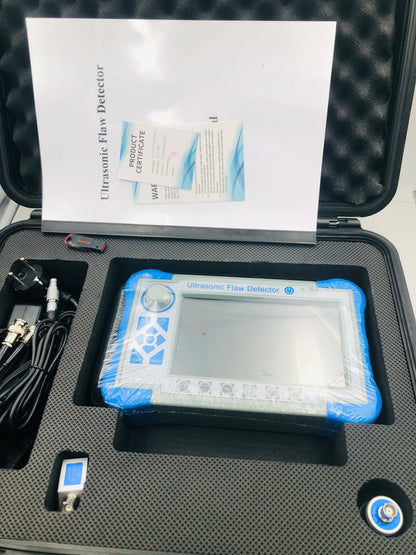 DTEC DUT900 Professional Digital Ultrasonic Flaw Detector | 7" Touchscreen NDT Inspection System