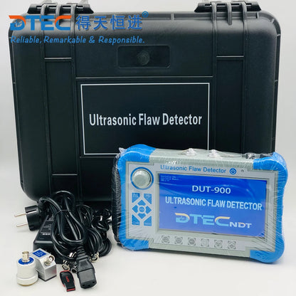 DTEC DUT900 Professional Digital Ultrasonic Flaw Detector | 7" Touchscreen NDT Inspection System