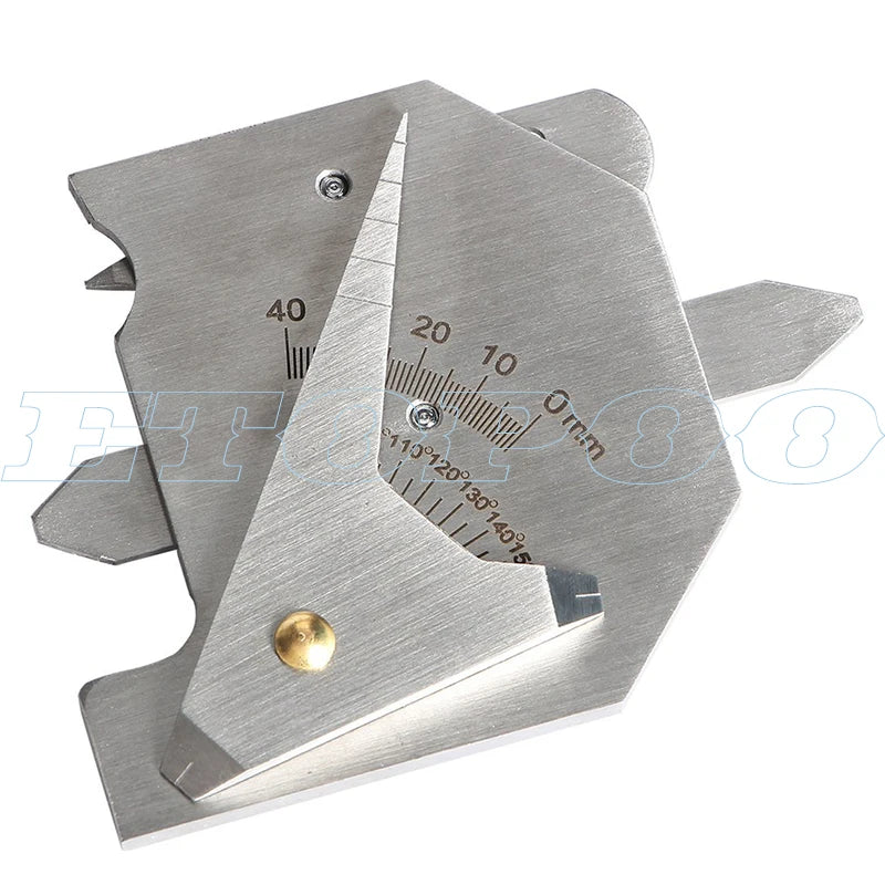 Professional Weld Bead Height Gauge Metric Welding Inspection Ruler for Seam Gap, Pipe, Boiler & Bridge Inspection