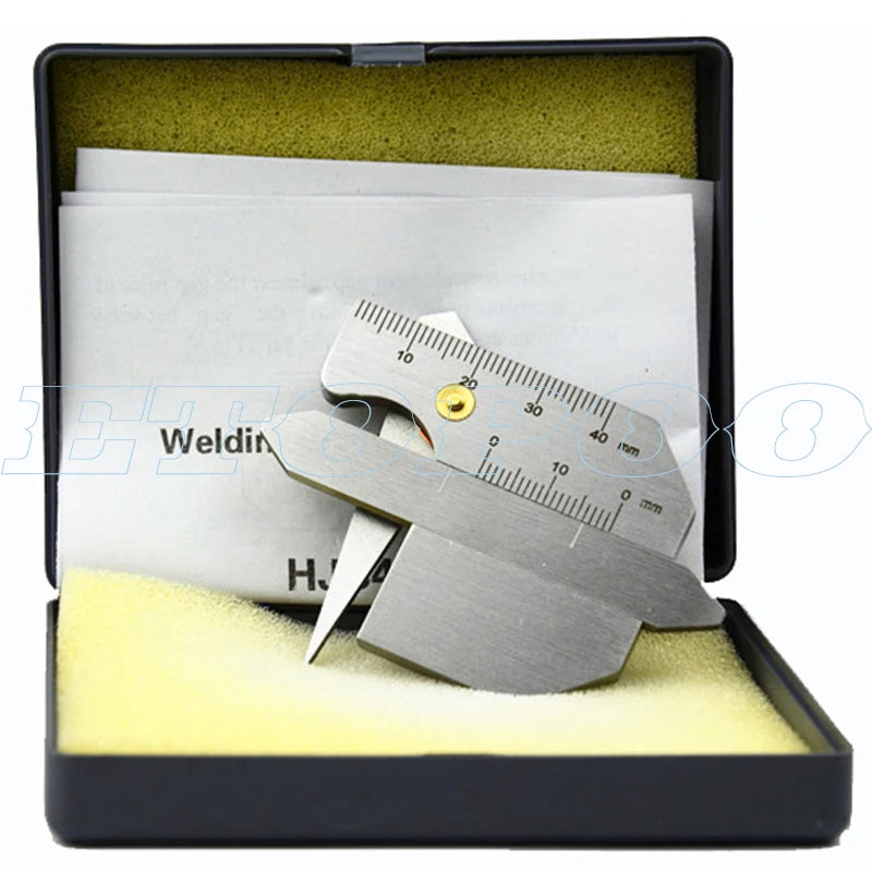 Professional Weld Bead Height Gauge Metric Welding Inspection Ruler for Seam Gap, Pipe, Boiler & Bridge Inspection