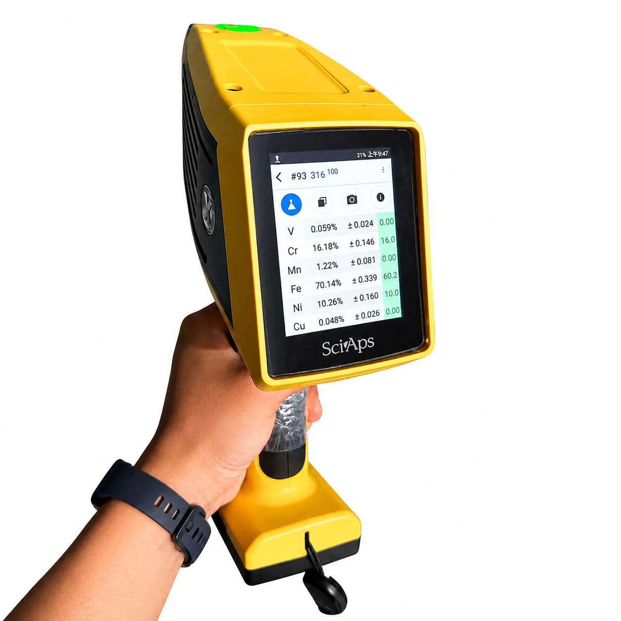 X-200 Handheld XRF Spectrometer for Metal, Alloy & PMI Analysis