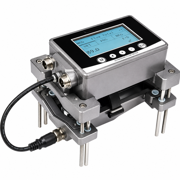 Integrated Clamp-On Ultrasonic Flow Meter – External Water Flow Monitoring System