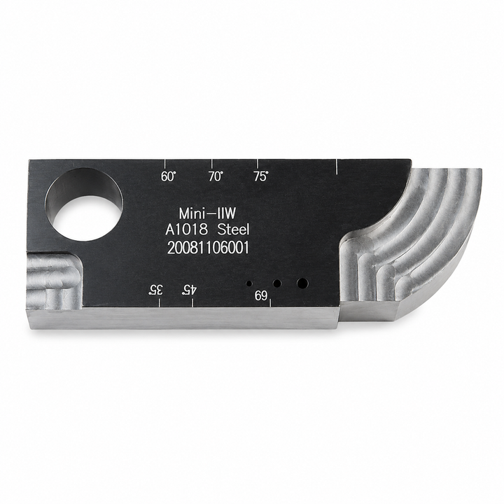 Mini IIW Ultrasonic Calibration Block