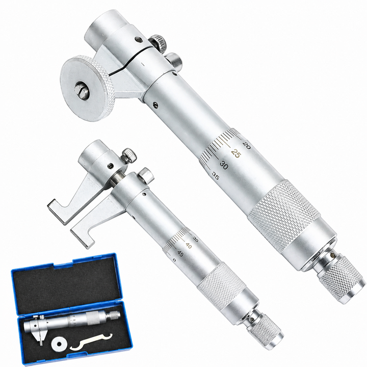 Precision Inside Micrometer Set – 5–50mm Internal Measuring Gauge