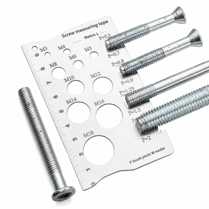 Precision Screw Thread Pitch Gauge – Metric Thread Measuring Tool