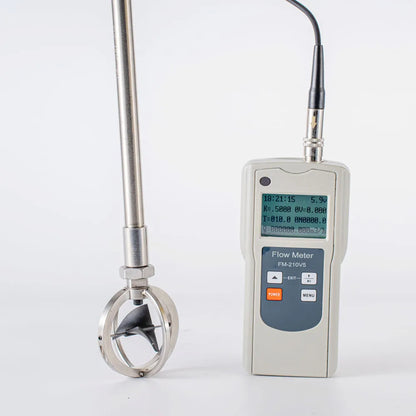 FM-210V5 Portable Digital Water Flow Meter / 0.01–5.00 m/s Open Channel, River & Irrigation Flow Velocity Meter