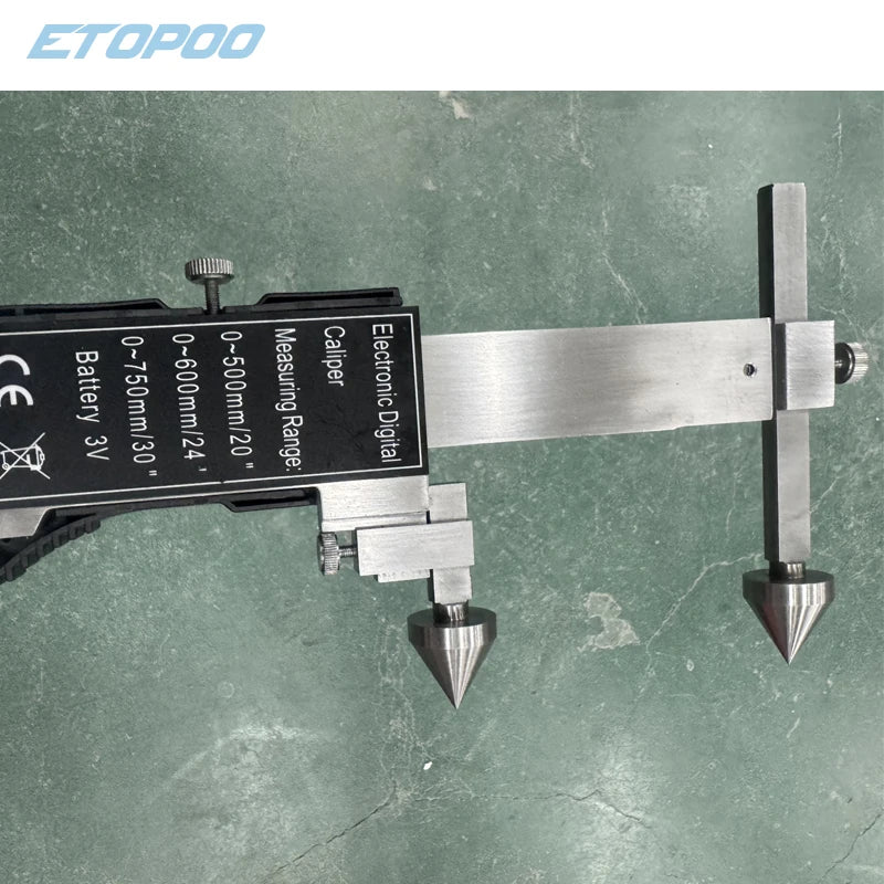Digital Hole Distance Caliper with Cone Probes 20-600mm Precision Measuring Tool