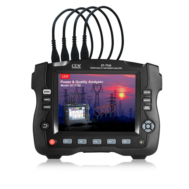 DT-7760 Industrial Three-Phase Power Quality Analyzer with Thermal Imaging Camera