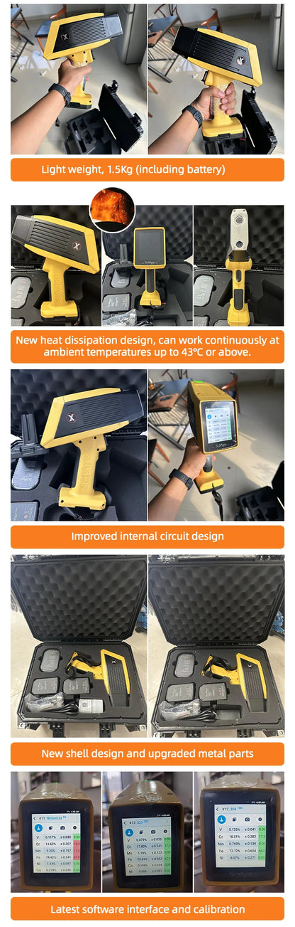 X-200 Handheld XRF Spectrometer for Metal, Alloy & PMI Analysis