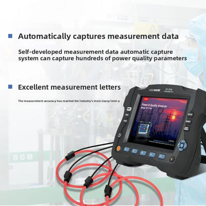 DT-7760 Industrial Three-Phase Power Quality Analyzer with Thermal Imaging Camera