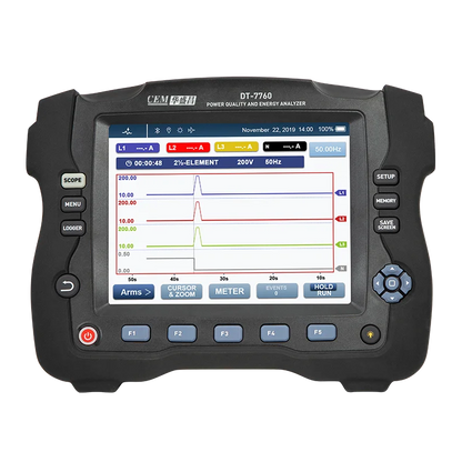 DT-7760 Industrial Three-Phase Power Quality Analyzer with Thermal Imaging Camera