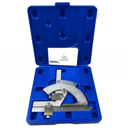 320° Precision Universal Protractor Goniometer Stainless Steel Angle Measuring Tool