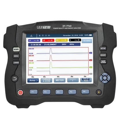 DT-7760 Industrial Three-Phase Power Quality Analyzer with Thermal Imaging Camera