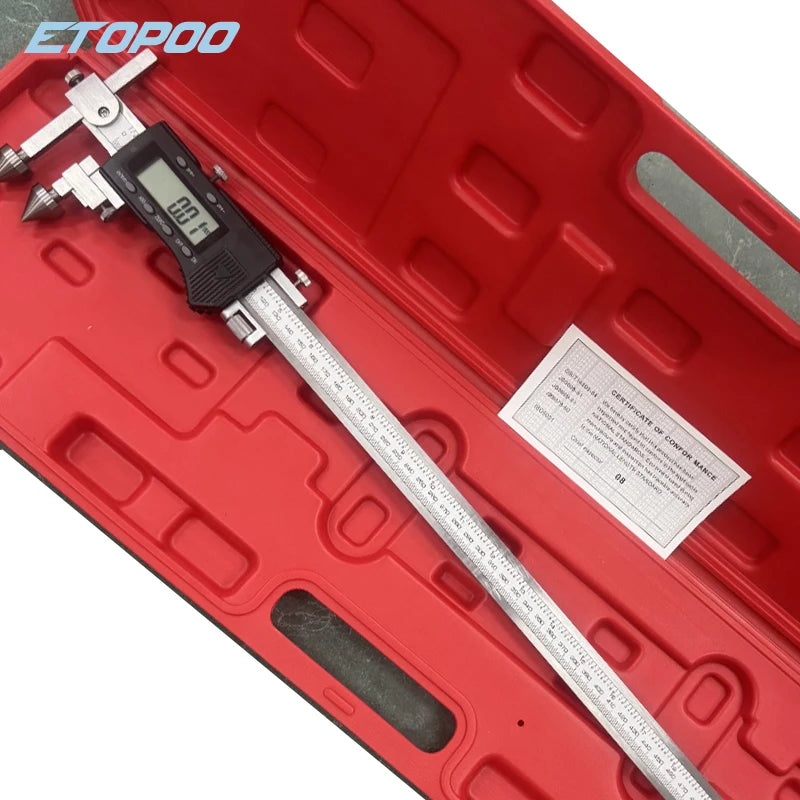 Digital Hole Distance Caliper with Cone Probes 20-600mm Precision Measuring Tool