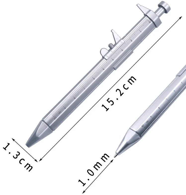 Precision Vernier Caliper Ballpoint Pen – Multifunction Measuring Tool