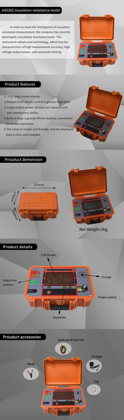 Digital Insulation Resistance Tester Megameter