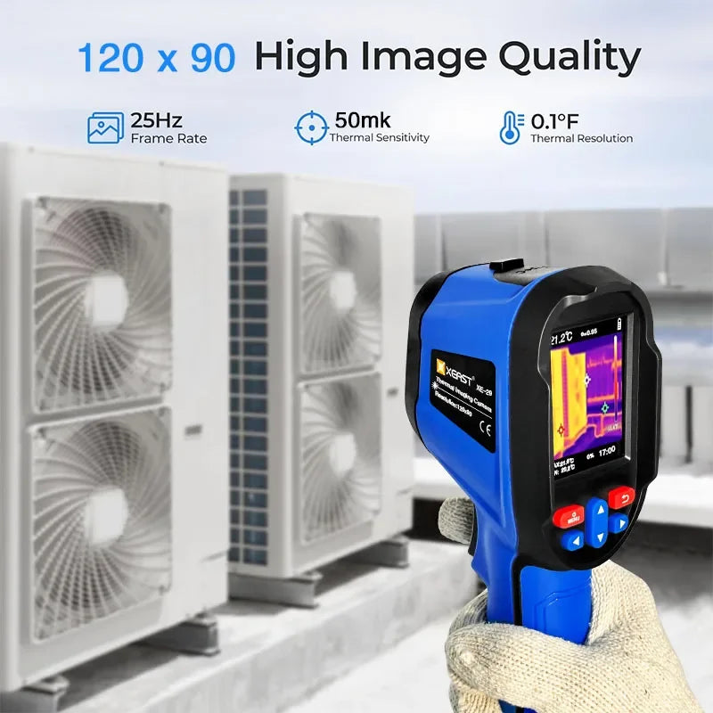 Industrial Thermal Imaging Camera 120×90 IR Resolution – 2.8" Display, -4°F to 1022°F
