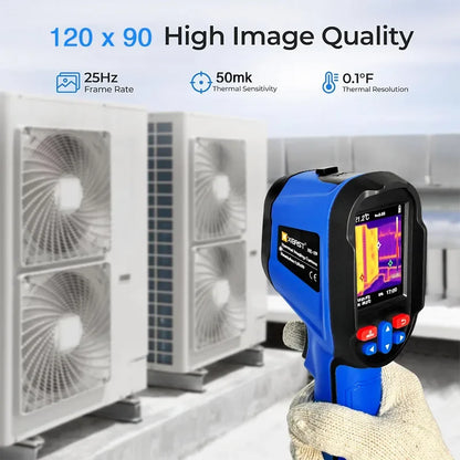 Industrial Thermal Imaging Camera 120×90 IR Resolution – 2.8" Display, -4°F to 1022°F