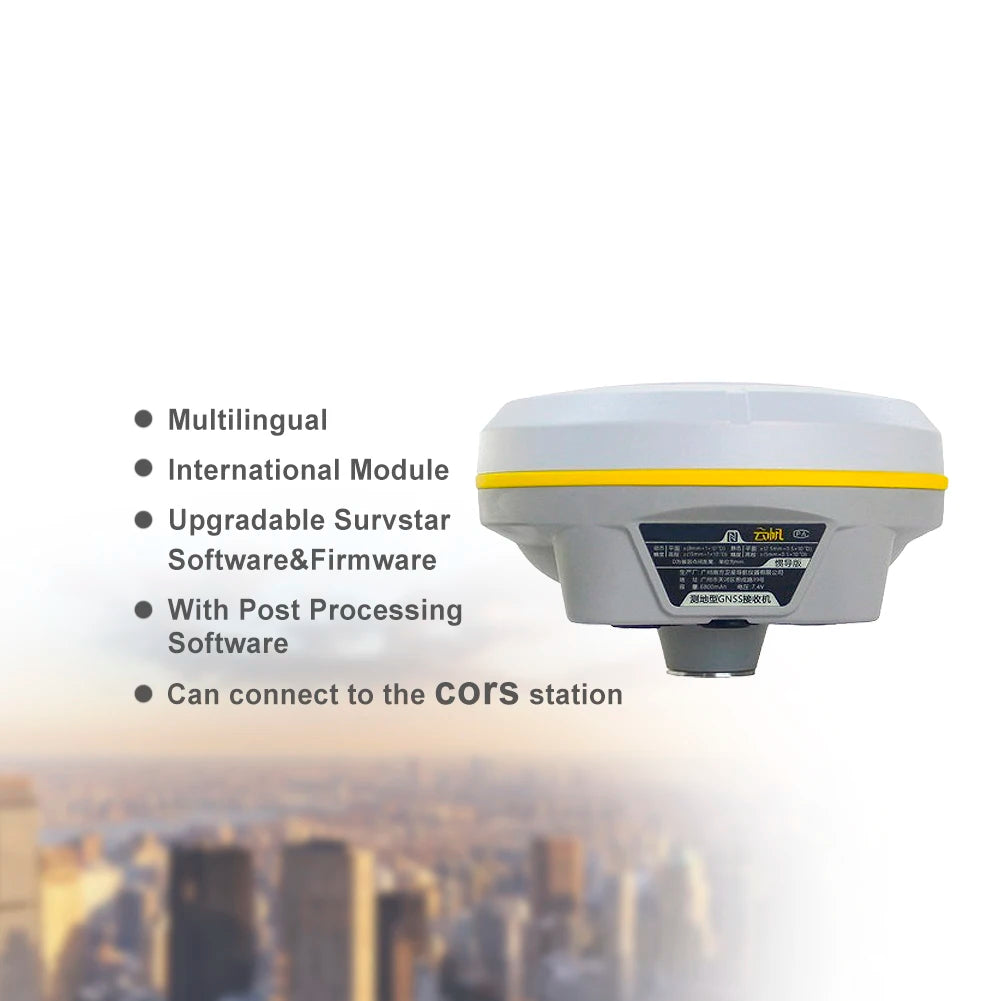 SOUTH Galaxy G3 GNSS RTK Receiver | 1598-Channel Survey Receiver with IMU & SurvStar Software
