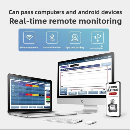 DT-7760 Industrial Three-Phase Power Quality Analyzer with Thermal Imaging Camera
