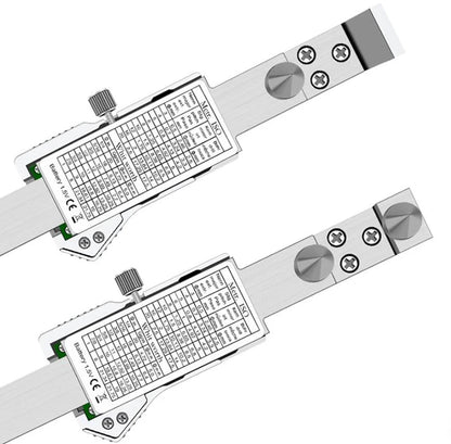Horizontal Edge Center Digital Caliper with Conical Probe | 0.01mm Precision Stainless Steel Measuring Tool