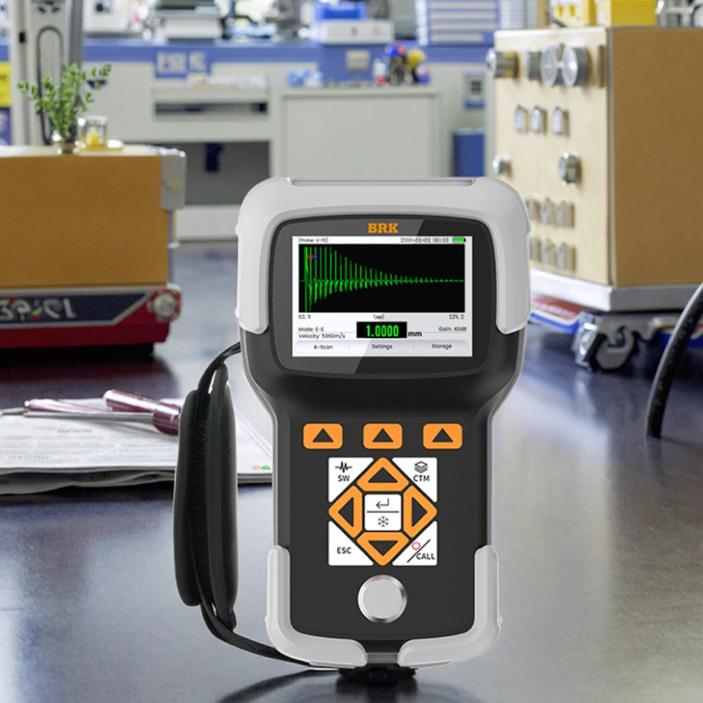 Professional Ultrasonic Thickness Gauge with A/B Scan & 0.1mm Resolution