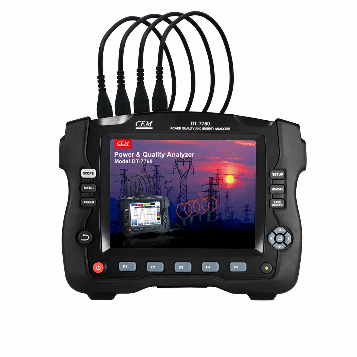 DT-7760 Industrial Three-Phase Power Quality Analyzer with Thermal Imaging Camera
