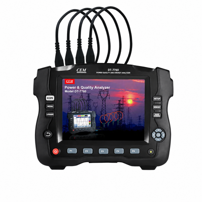 DT-7760 Industrial Three-Phase Power Quality Analyzer with Thermal Imaging Camera