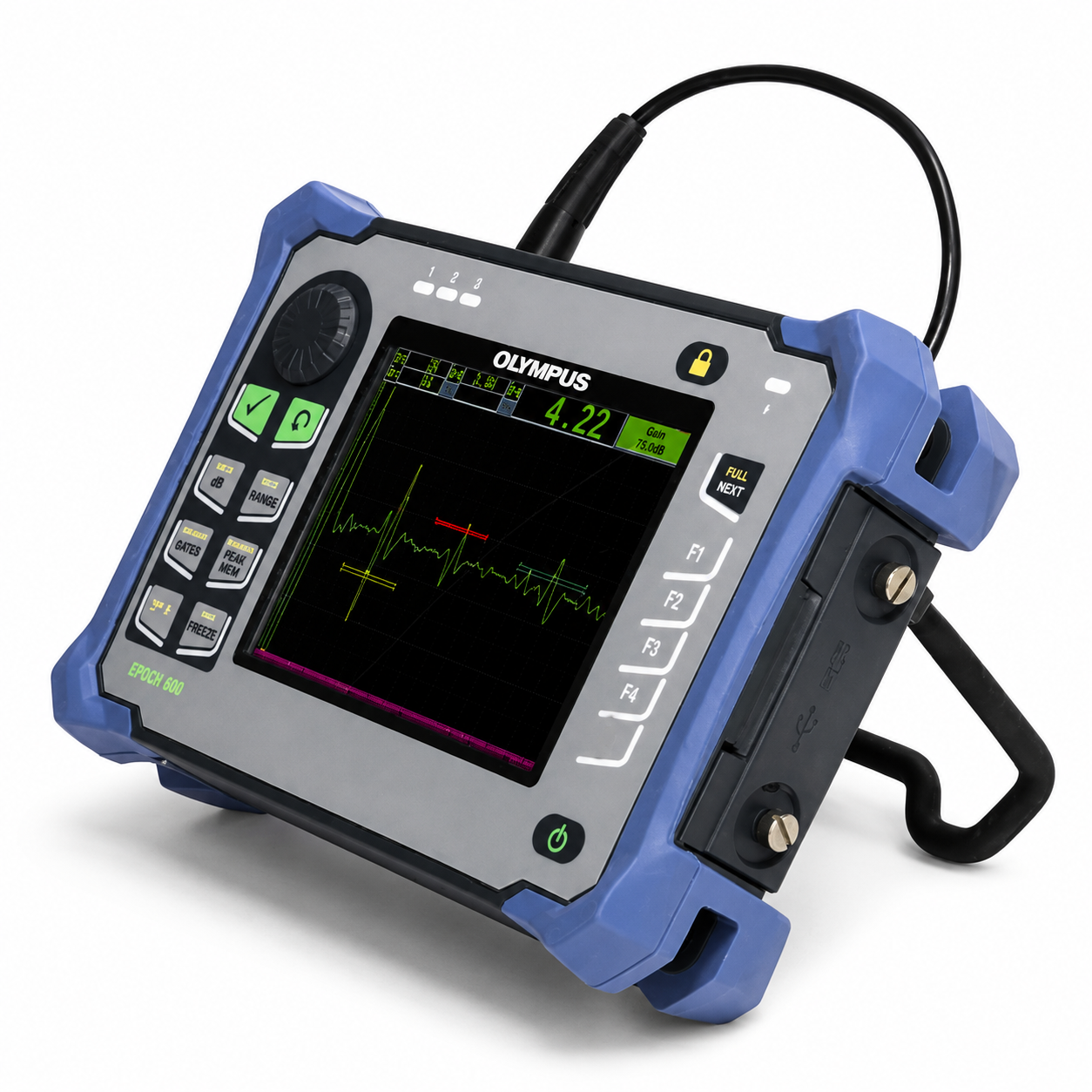Olympus EPOCH 650 Portable Ultrasonic Flaw Detector for Industrial NDT Inspection